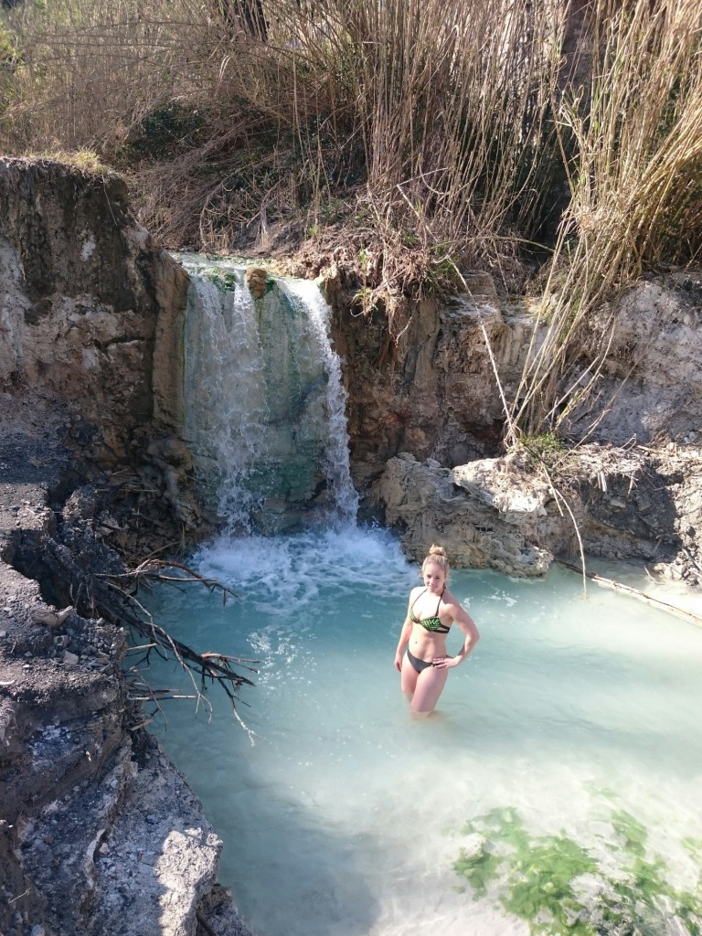 tuscany san filippo hot springs waterfall