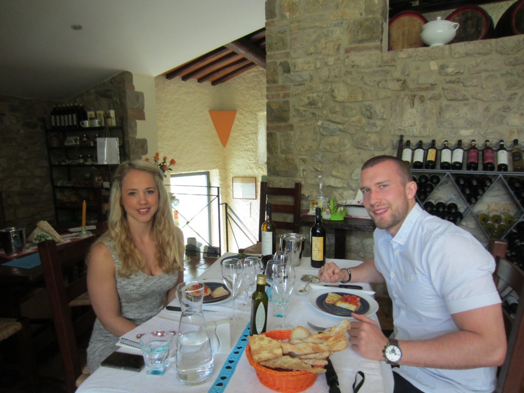 tuscan wine tasting with food