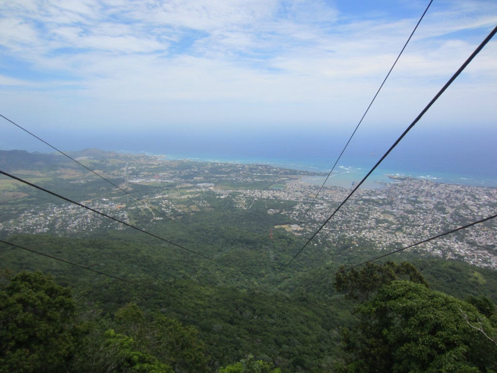 puerto plata cable car view dominican republic