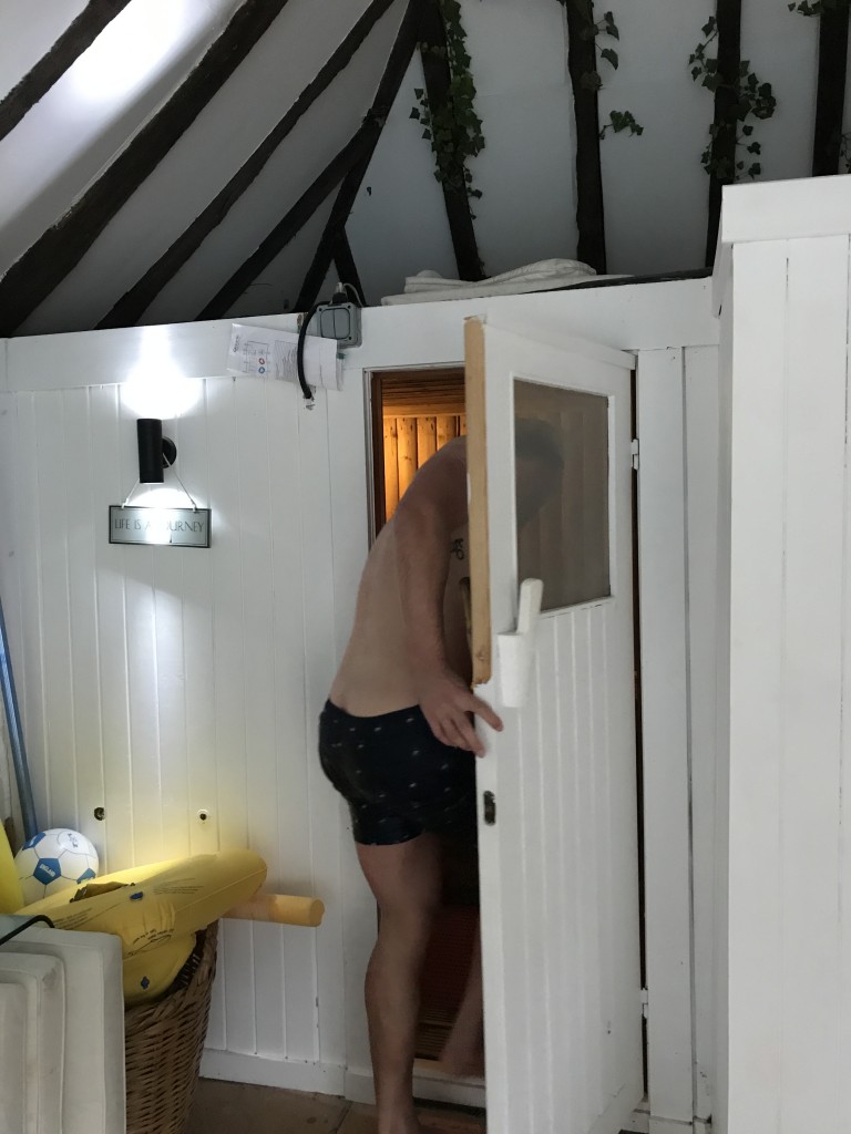 room with sauna sussex