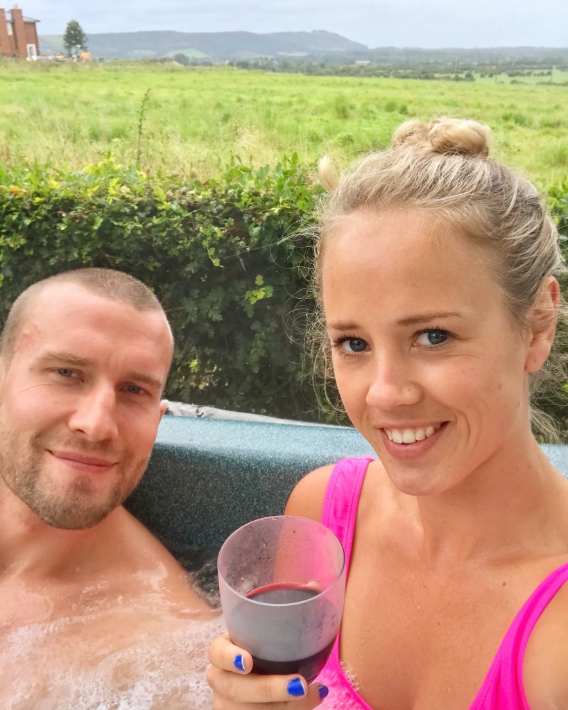 hot tub with views countryside west sussex