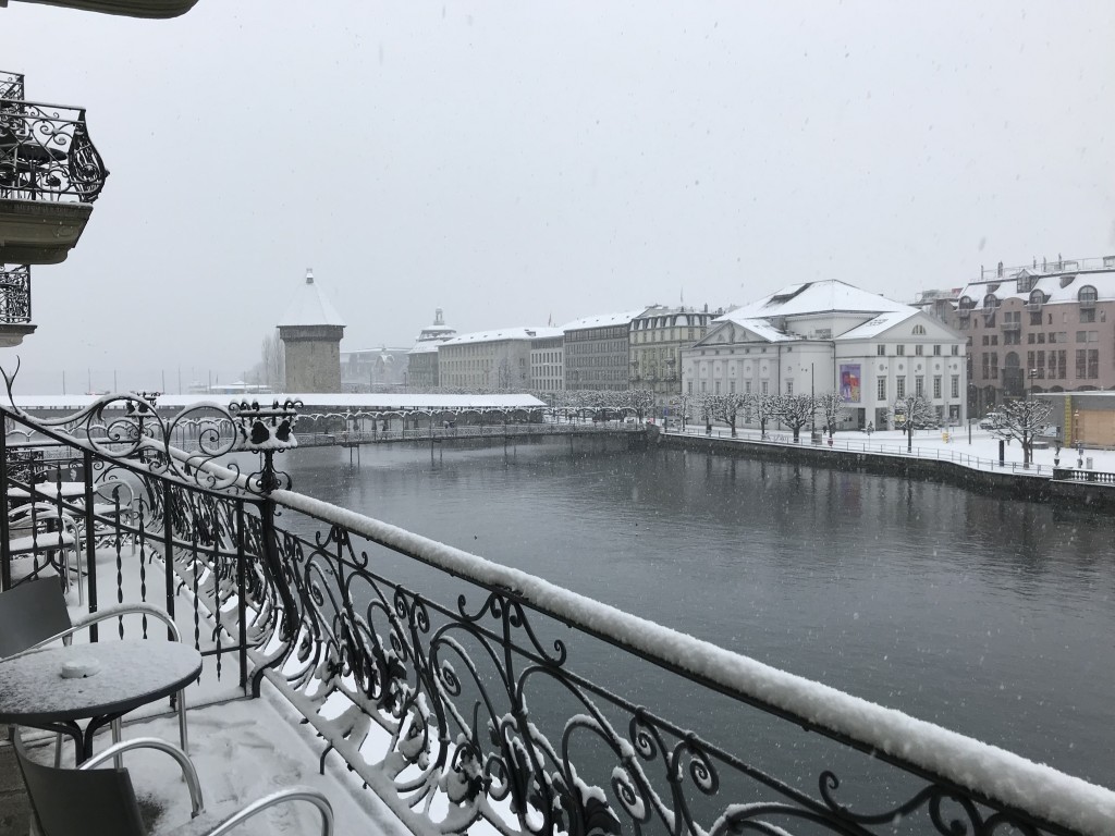 lucerne in the snow