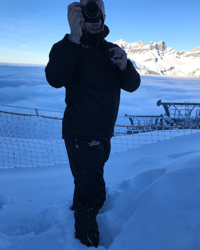 mount titlis engelberg standing above the clouds on a mountain