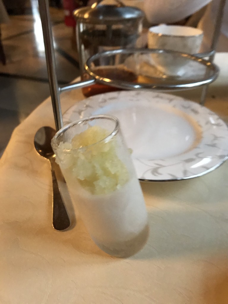 afternoon tea palate cleanser