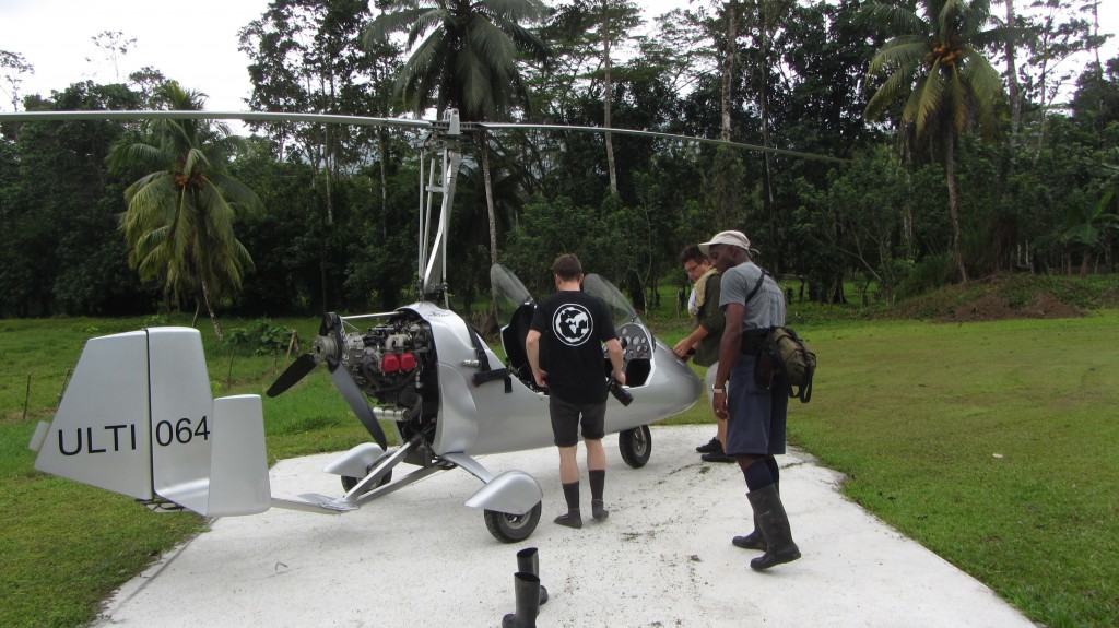 girocopter selva bananito costa rica