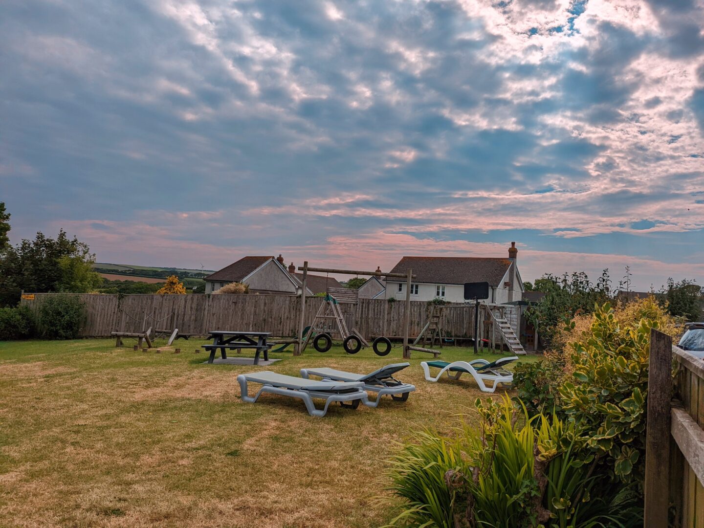 bude court farm holiday cottages playpark facilities
