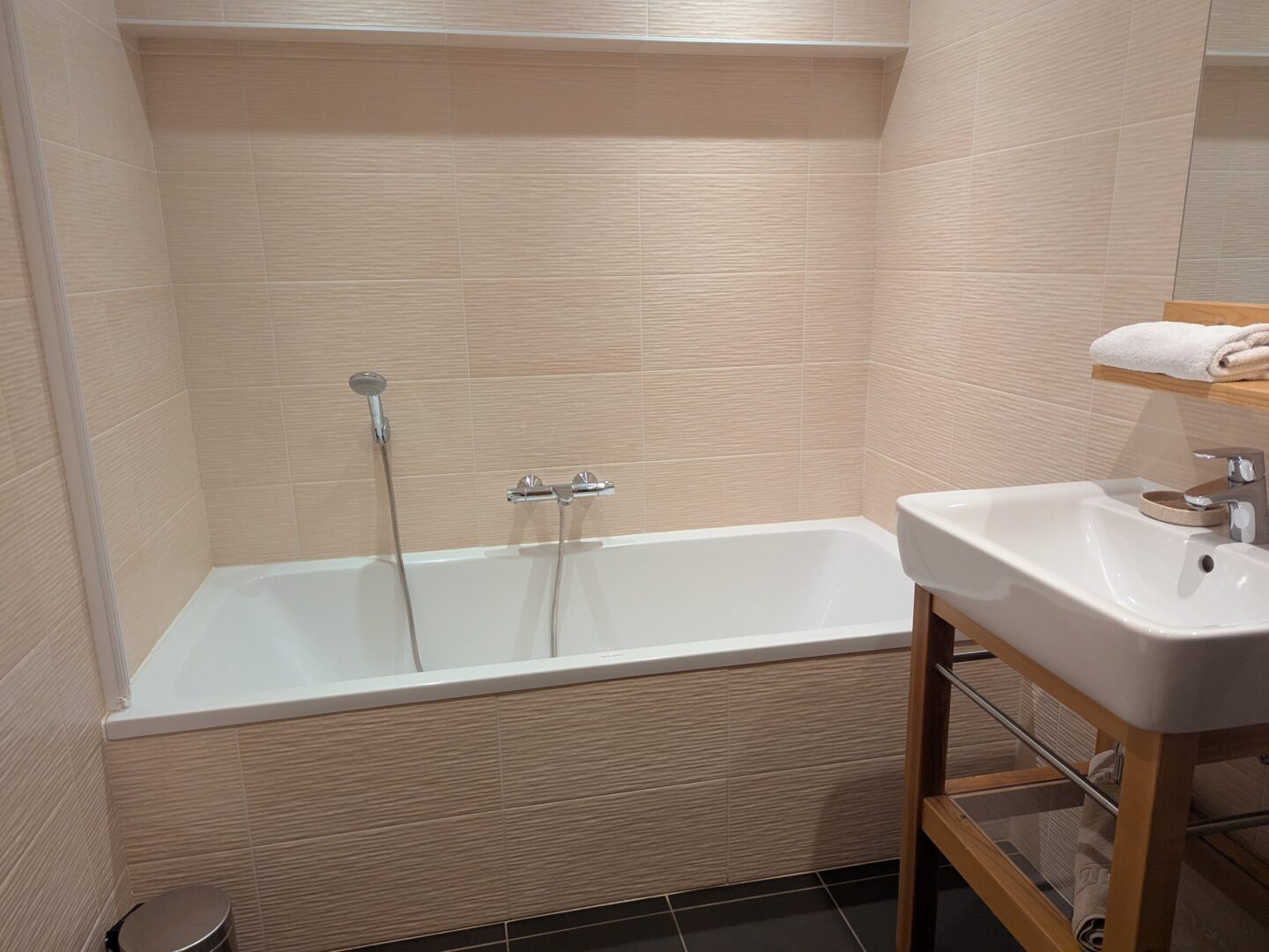 morzine chalet with a bath