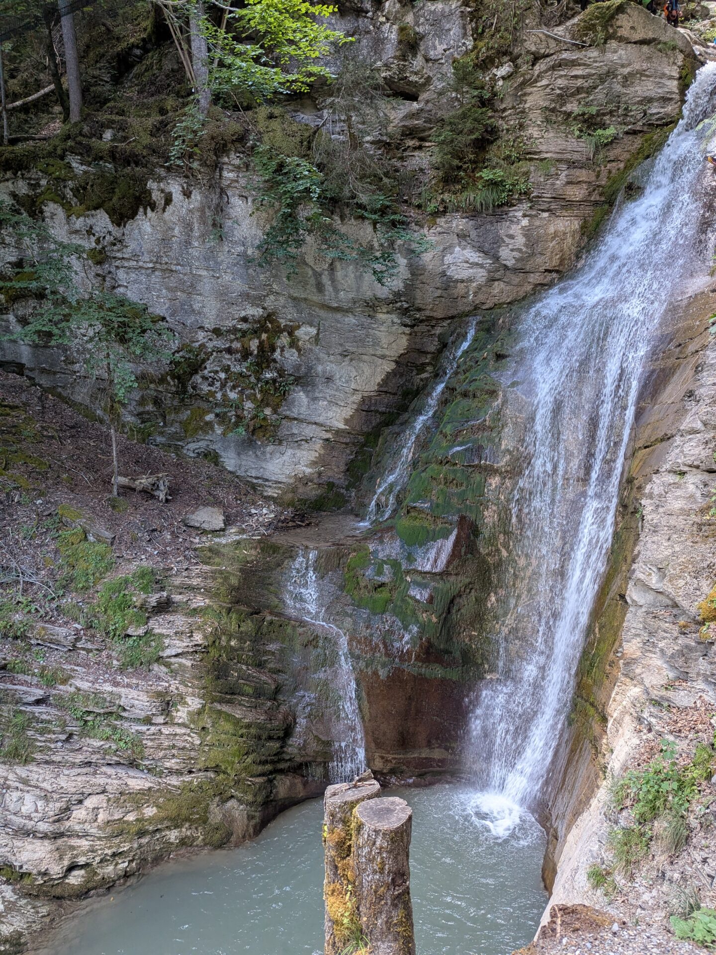 cascade de nyon waterfall near morzine