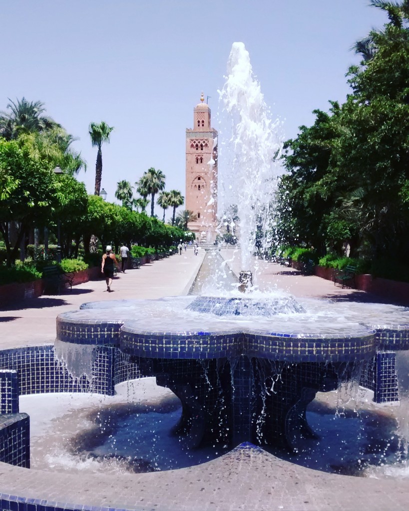 marrakesh fountain morooco